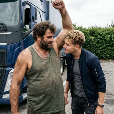 That trucker’s armpit is a fucking masterpiece 😈💦 sniff it deep, let that musky funk wrap around your senses like a warm...