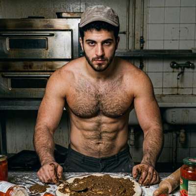 This pizzaiolo’s got a filthy secret—his pizza’s stuffed with scat 🍕💩 pervert chefs know how to spice things up! #gayscat...