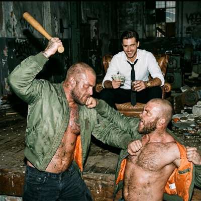 Rich sadist paid two skinheads to brawl brutally for his sick pleasure 💀🔥 #gayscat #skinheads #brutal #rough #blood