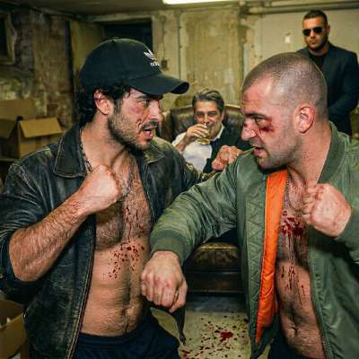 That rich pervert paid two guys to fight bloody in front of him 🩸💋 #gaysadism #brutal #blood #rough #dominance #hairy