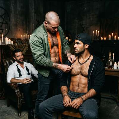 Rich businessman pays a guy to get tortured with clothespins by a skinhead while he watches. The mix of power, pain, and...