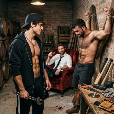 Rich boys love to watch their little bitches squirm 😈🔨 #brutal #workers #dominance #rough