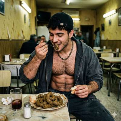 Fuck yeah, nothing beats a real pervert who’ll dig into a steaming plate of warm shit right at the table 😈💩 #gayscat...