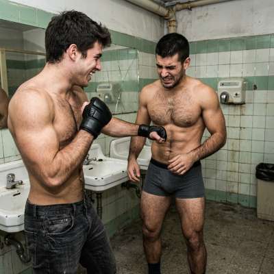 That sadistic twink just fucking wrecked my masochist ass in a filthy public bathroom, leaving me bruised and dripping with...