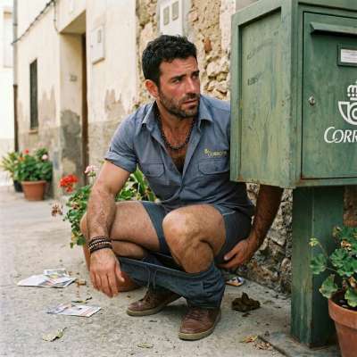 Fuck yeah, that postman’s got a tight ass and he’s letting it all out right there behind the mailbox 💩📬🔥 his shit’s so thick...