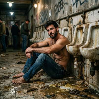 I love the way you sit in that public toilet shit, so filthy and obscene 💩🔥 #gayscat #filth #toilet #homeless #inpublic...