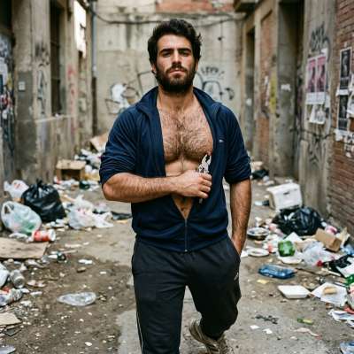 Fuck yeah, those nipples clamped tight while he struts down the street like a filthy little slut 😈💦 #street #hairy #nipple