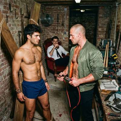 Fuck yeah, a rich sadist pays a skinhead to wreck some slave’s ass raw for his twisted kicks. That brutal, filthy scene?...
