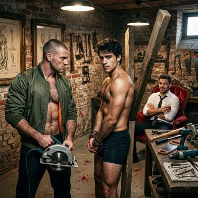 Fuck yeah, a rich sadist pays a skinhead to wreck some slave’s ass raw for his twisted kicks. That brutal, filthy scene?...