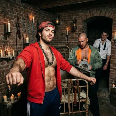 This rich sadist loves paying desperate boys to get their asses wrecked by a #skinheads #brutal #dungeon #bdsm