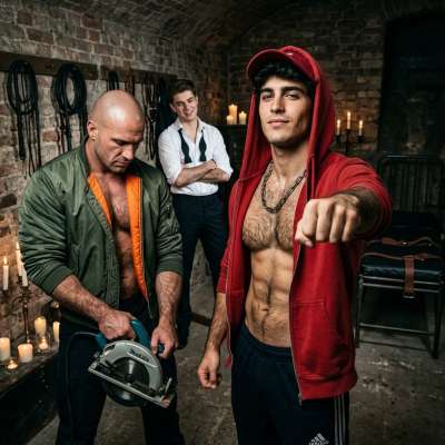 This rich sadist pays desperate boys to get wrecked by a brutal skinhead. The screams, the blood, the filthy pleasure—it’s a...
