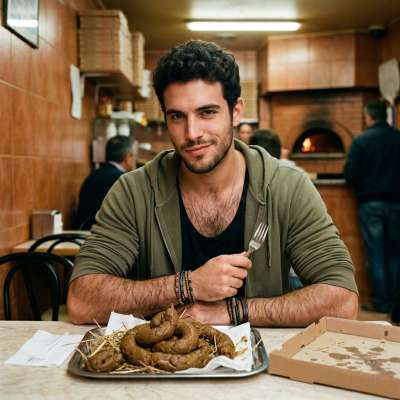 Fuck yeah, that hungry twink devoured a whole shit pie in the takeaway pizzeria 🍕💩🔥 #gayscat #dirtykitchen #inpublic