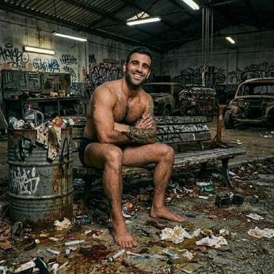 Fuck yeah, bareback sesos hunt in a filthy abandoned garage 🚗💦🔥 no rubber, no mercy, just raw hungry cocks slamming deep...