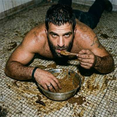 Fuck yeah, dirty little pervert swallowing that public toilet floor shit like it’s the hottest delicacy 🤢💦 #gayscat...