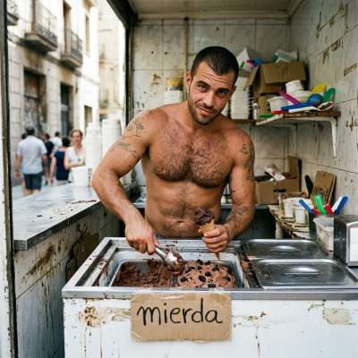 I perverted ice cream man slathered my cone with fresh shit, savoring every lick as I moaned in filthy delight. His hands...