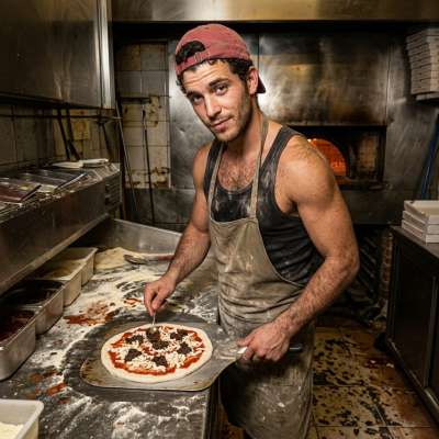 Fuck yeah, that pervy pizza chef just whipped up a shit pizza so good it’ll make you cum in your pants 🍕💩🔥 #gayscat...