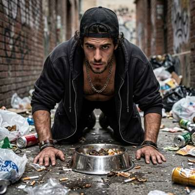 Fuck yeah, nothing hotter than a twink slurping straight from the dog bowl, messy and hungry like a hungry little slut 😈🍑...