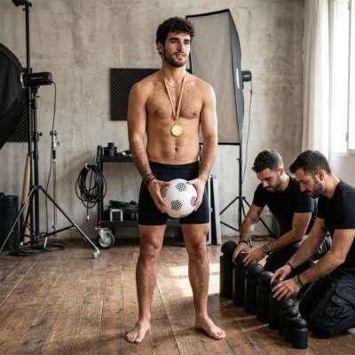 Fuck yeah, the model’s almost done posing while the assistants set up the dildo for the next round of the shoot 😈🔥 get ready...