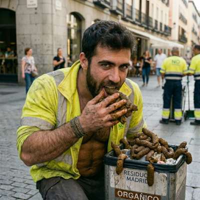 Fuck yeah, nothing like a hot garbage daddy eating trash straight from the bin 🗑️💦🔥 #gayscat #filth #dirtyscouts #workers...