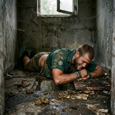 That scout boy’s screaming in the latrine, his ass dripping with filth as I fuck him raw through the stench of shit and...