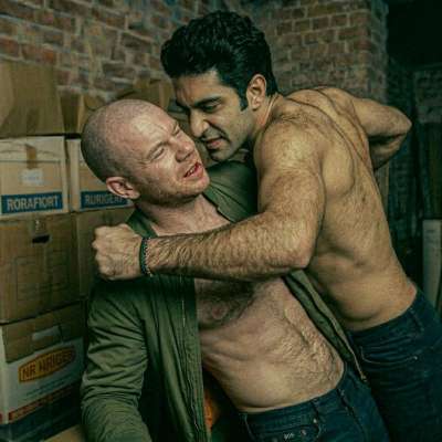 Two dudes—one a rough skinhead and a hungry bottom—fuck like animals in violent, filthy bliss. The harder the slaps, the...