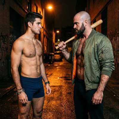 Rough boy and skinhead ready to tear each other apart in the dirtiest, filthiest fuck—no mercy, just pure, brutal passion....