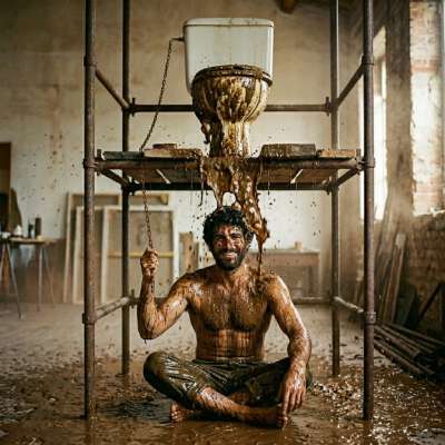Fuck yeah, nothing hotter than a tight ass getting drowned in warm, stinky shit 💩🔥 #gayscat #fetish #humiliation #bondage...