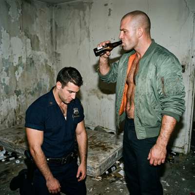 That skinhead makes that cop beg for mercy while he’s face-down in the filth, his ass dripping with shame and need. Watching...