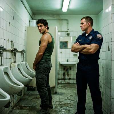 That cop’s gonna love my golden shower in his face 😈💦 #gaypiss #dirtycops #toilet