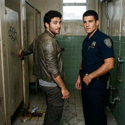 That cop’s got a badge I wanna suck clean 😈🔥 come take me to the stall, bend me over the sink, and fuck me raw till my ass...