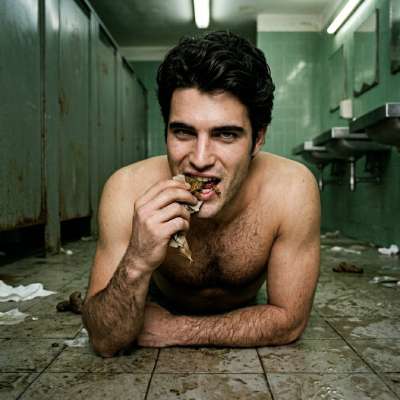 Fuck yeah, nothing hotter than a hungry boy on his knees, tongue deep in that warm, musky shit, savoring every bitter drop...