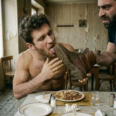 That cocksucking waiter made me lick his filthy shoe sole until my tongue was raw—now I’m addicted to the taste of his...