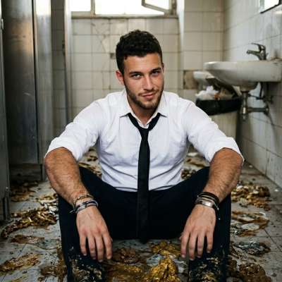 That suited twink on the floor, drowning in thick shit, his tie soaked in filth while he moans filthy praise for every inch...