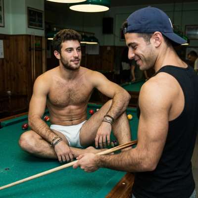 Fuck yeah, let’s turn those nuts into a punching bag on the pool table! 🎱🔥 #hairy