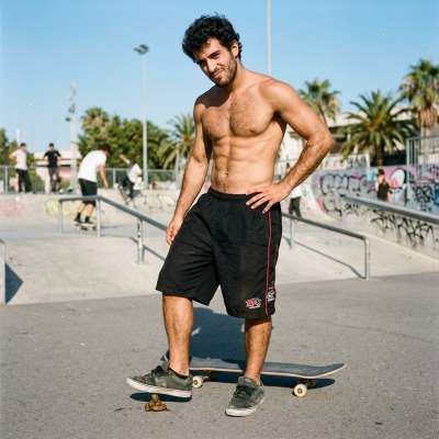 That skater just stepped on that shit with his filthy shoe, grinding it into the pavement like he owns it. The squelchy...