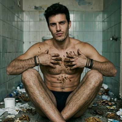 That tight ass slathered in warm shit in a filthy public john? Fuck, I’d lick every inch clean while he moans my name....