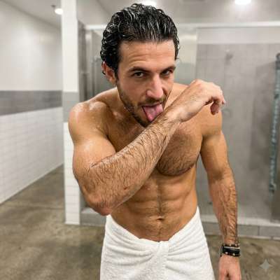 That little twink licks his own arm, savoring every drop of his salty sweat like it’s the sweetest cum he’s ever tasted....