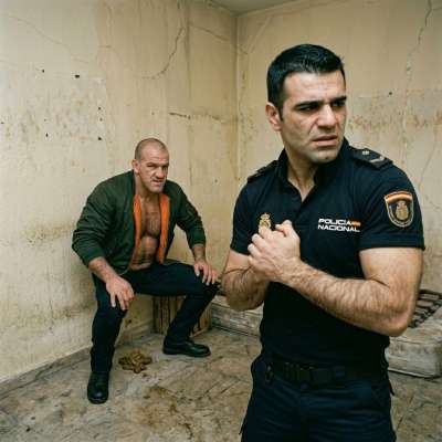 That bigoted cop thought he was in charge until my skinhead ass dropped a steaming pile right on his polished boots....