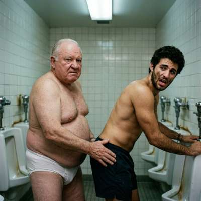These hungry little sluts would sell their asses to any old perv for cash #escortboys #moneyslut #youngandolder #toilet...