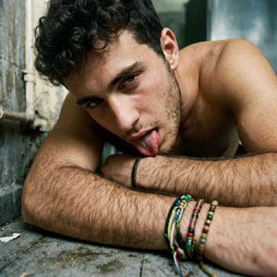 Hot as hell watching this guy tongue-fuck the floor like it’s his last meal. That filthy tongue? Absolute sin. Who’s ready...