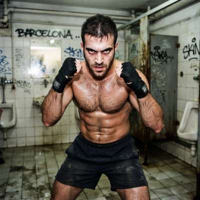 Spill that sweat all over me, baby—knock me out with those fists & that dirty gym energy. #boxers #dirtygym #rough #hairy
