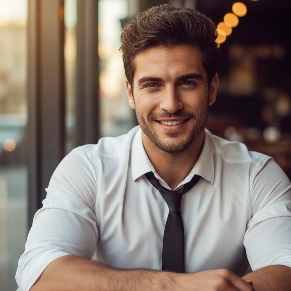 Celebrating the beauty of masculinity 🌈✨ A smile that lights up the room and warms the heart. #office #suit #smoking
