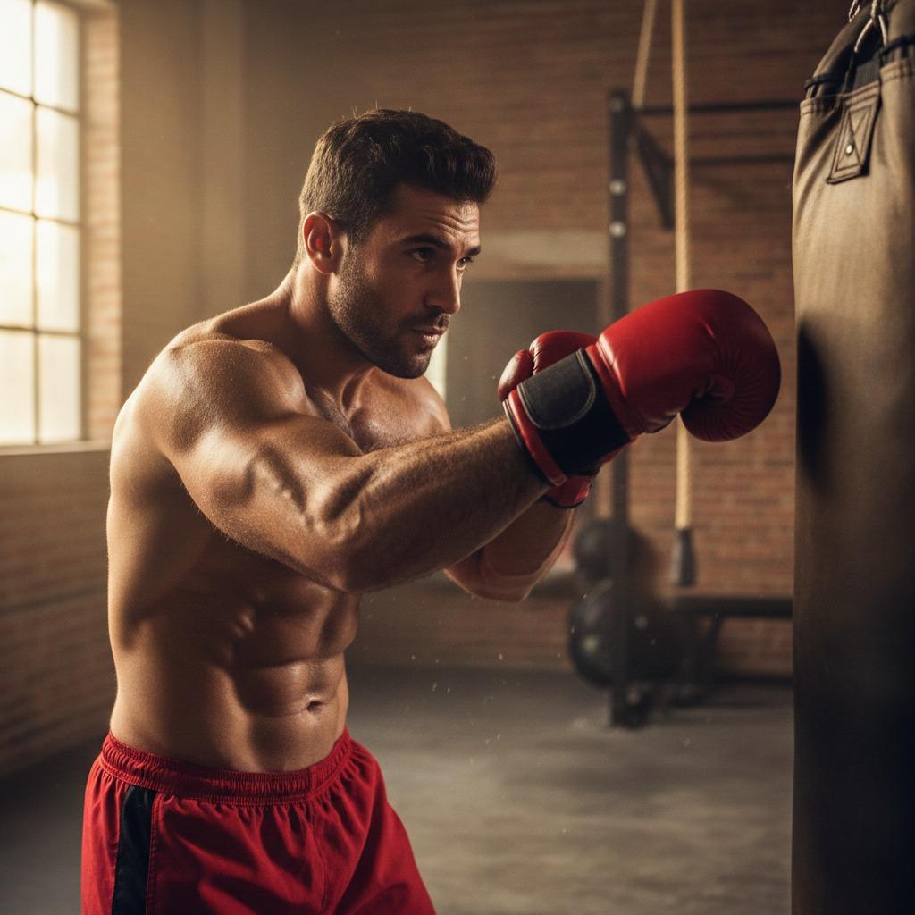 Celebrating raw strength & beauty 🏆💪🏳️‍🌈 A fighter’s discipline, sweat, and passion—pure masculinity in motion. #gym...