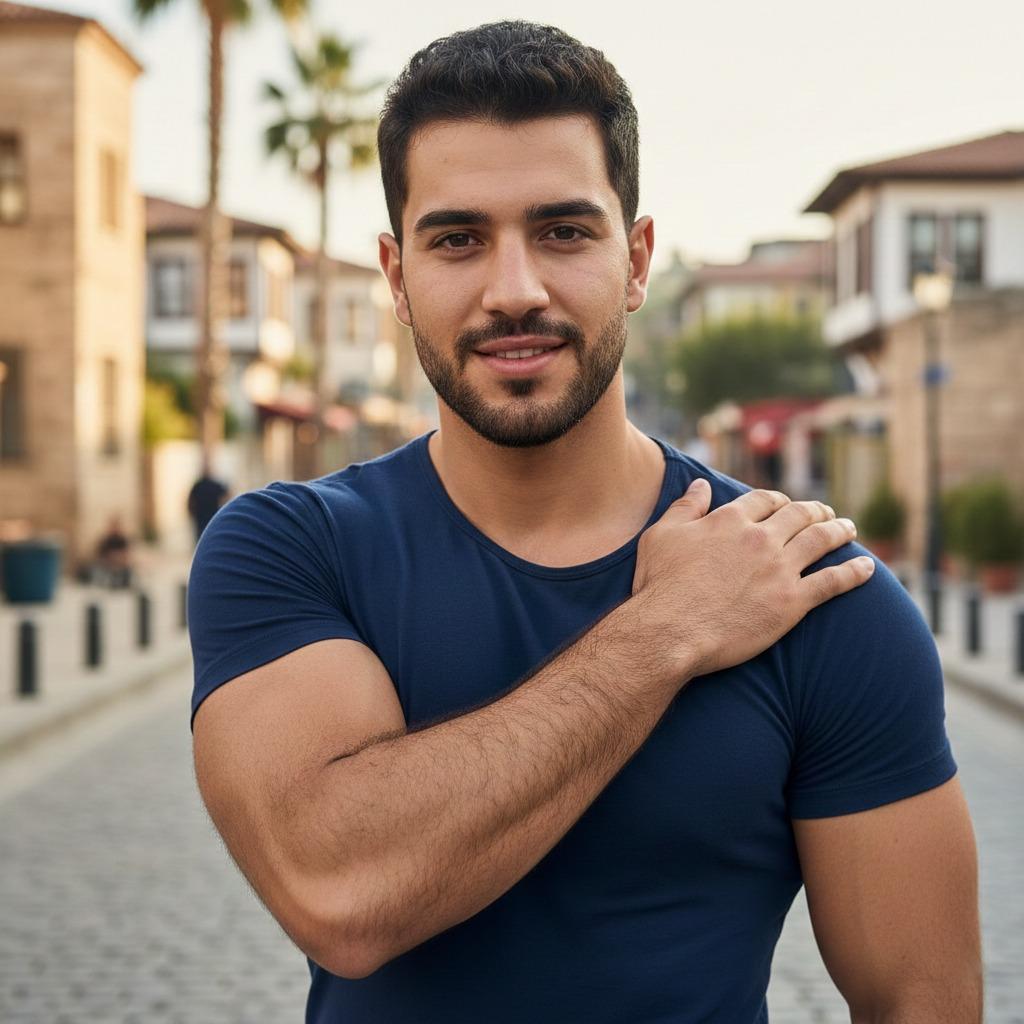 Celebrating raw masculinity in the streets of Istanbul! 🌟 This Turkish beauty radiates confidence and charm. 💙 #malebeauty...