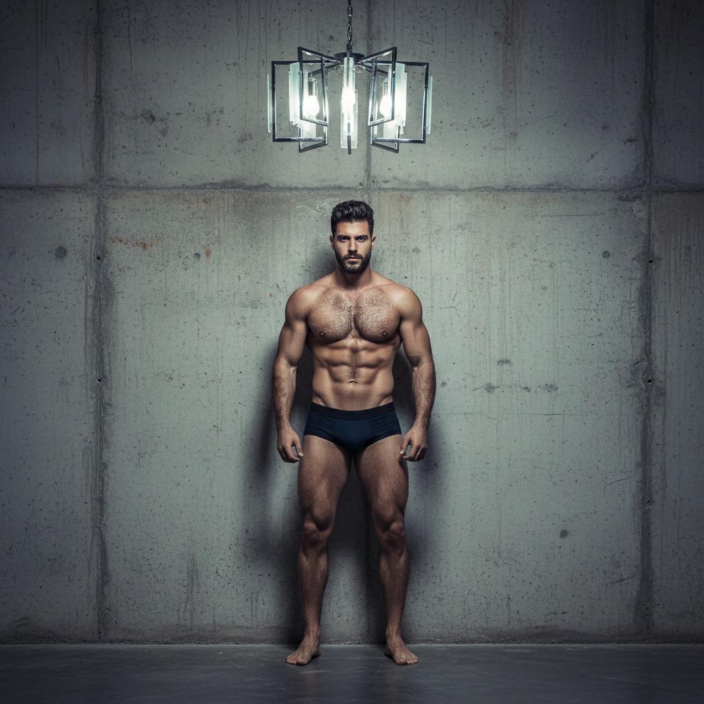 Celebrating raw masculinity! 💪 Check out this stunning shot of a fit guy rocking his confidence in nothing but his...