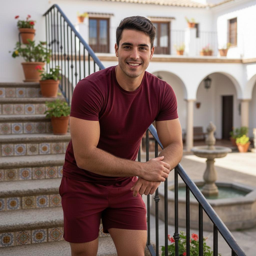 Celebrating the beauty of masculinity—one smile at a time. 🌈✨ #travel #underwear