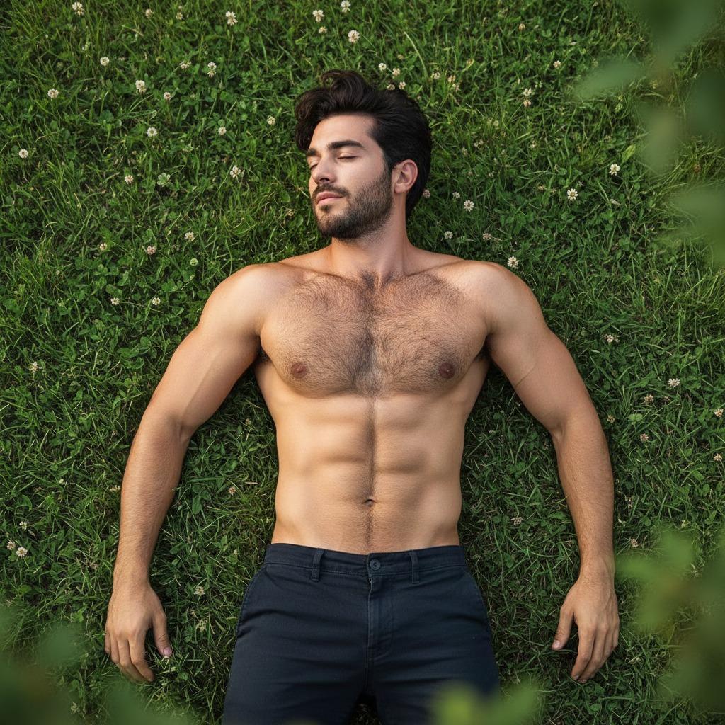 Sun-kissed skin, effortless charm—this Turkish beauty is redefining relaxation. 🌞💙 #malebeauty #nature