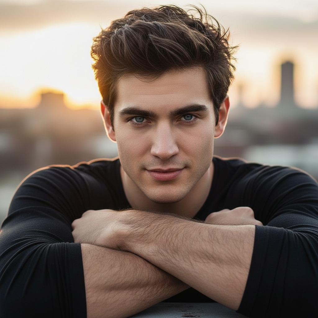 His gaze is electric—pure confidence and raw beauty. 🔥 Celebrate the power of masculinity with us. #malebeauty #street...