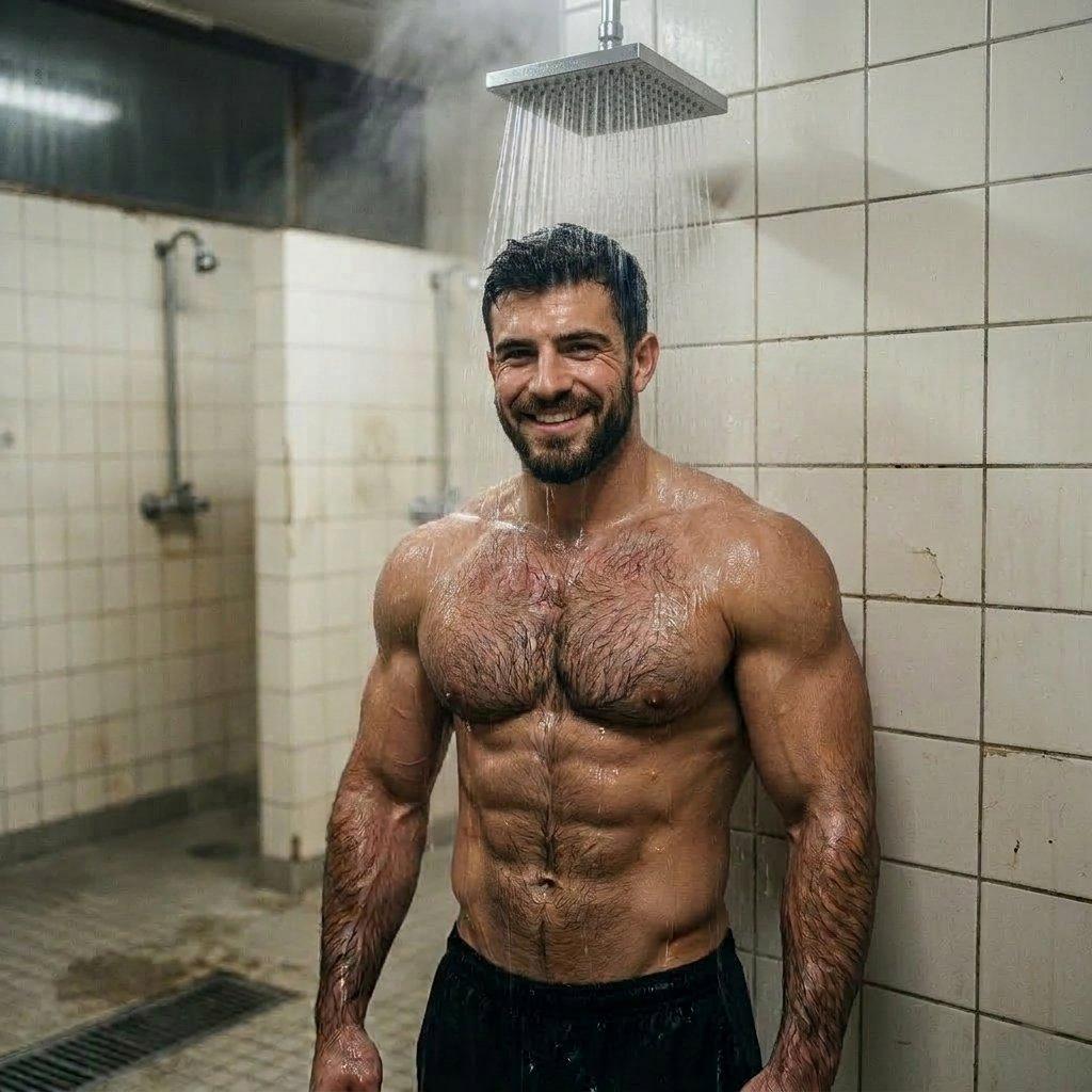 Every inch of him is pure art—from the rugged chest hair to the confident way he takes his shot. Celebrate the beauty of...