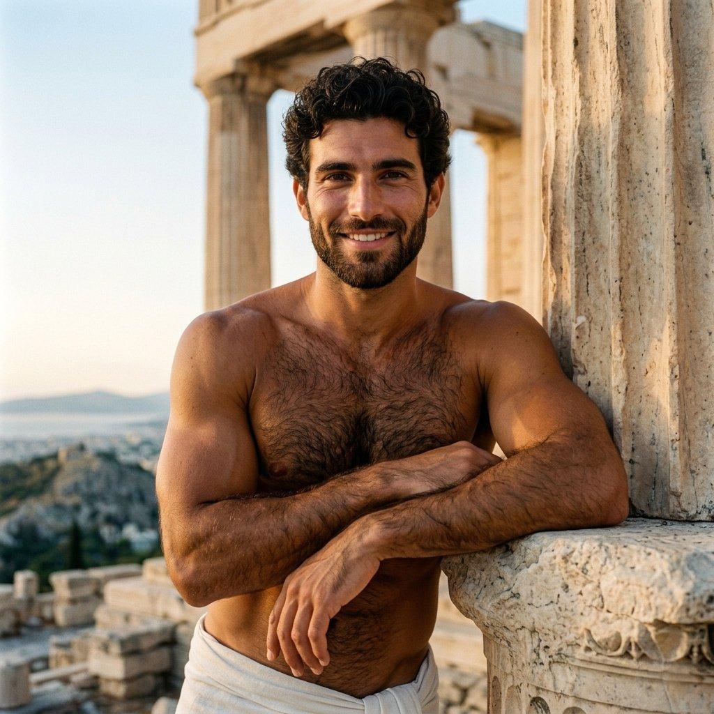 Greek god vibes only. Every angle, every shadow—pure art. 🏛️🔥 #malebeauty #antiquity #travel